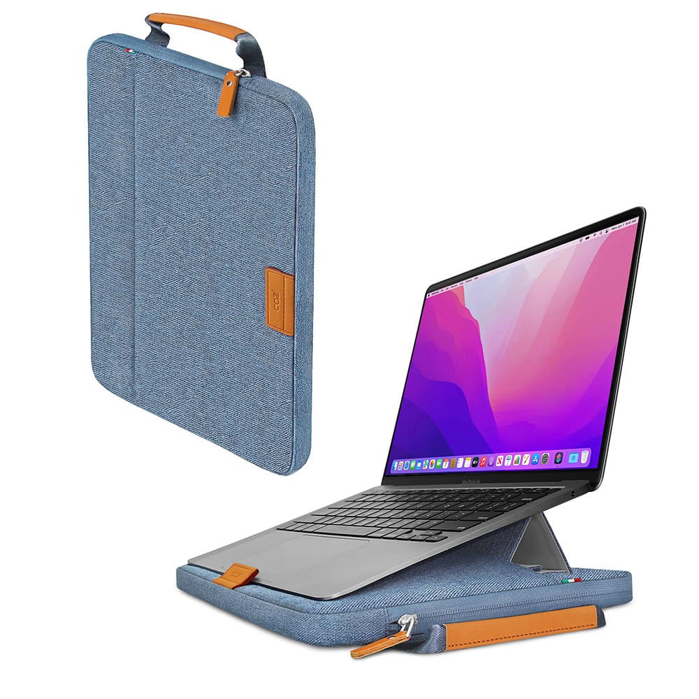 【COZI】- 4合1支架電腦包 筆電包 保護套 收納包-13~16吋M1 M2 M3 MacBook Air Pro Max_3