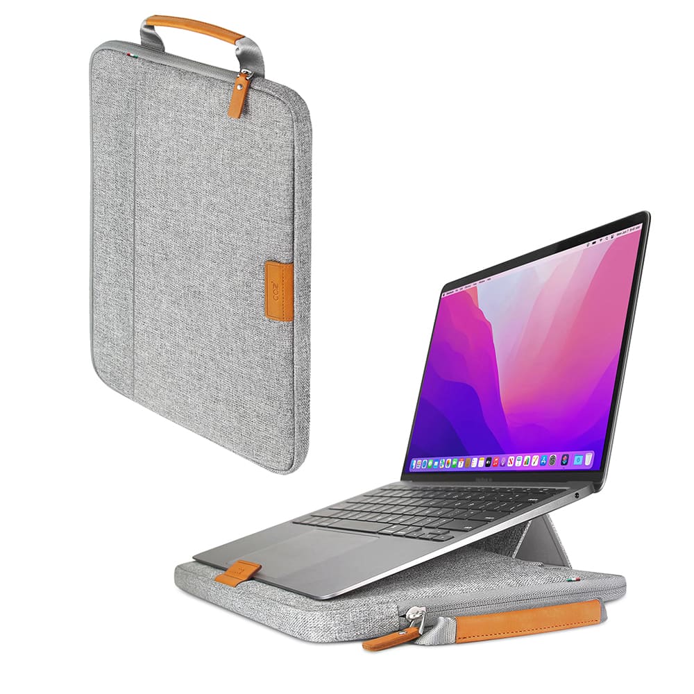 【COZI】- 4合1支架電腦包 筆電包 保護套 收納包-13~16吋M1 M2 M3 MacBook Air Pro Max_4