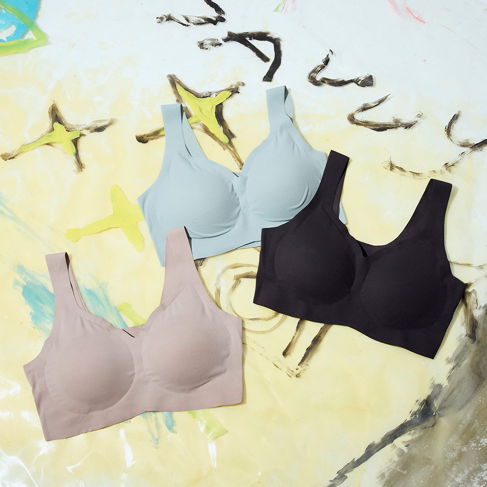 莎薇-SAVVY21 M-LL舒適無壓的BRA(灰綠色) QBB003HM_6