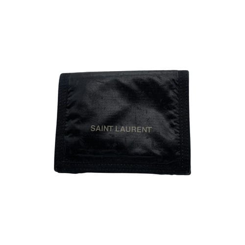 【台北車站館前店】SAINT LAURENT/錢包其他種類//saint laurent nylon tri-fold