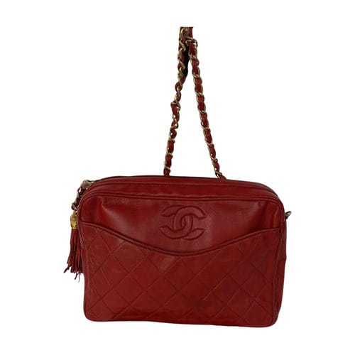 【徐匯廣場店】CHANEL/側背包//1986-1987 CC Tassel Camera Bag