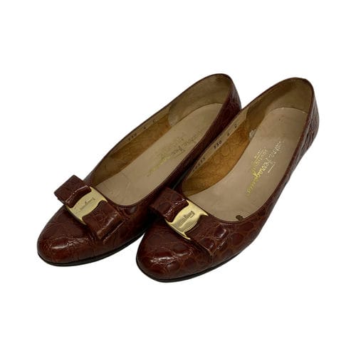 【苗栗尚順廣場店】Salvatore Ferragamo/淺口皮鞋//68535