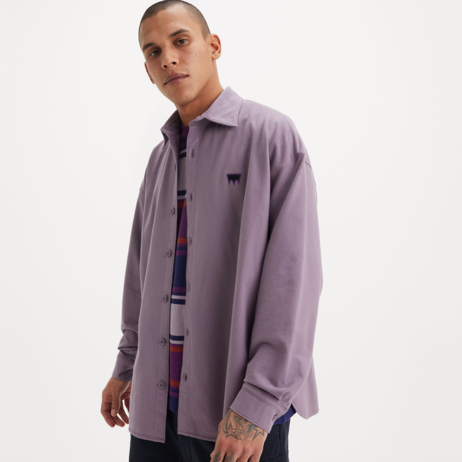 Levi’s® Skateboarding™滑板系列 男款寬鬆版襯衫式外套 熱賣單品