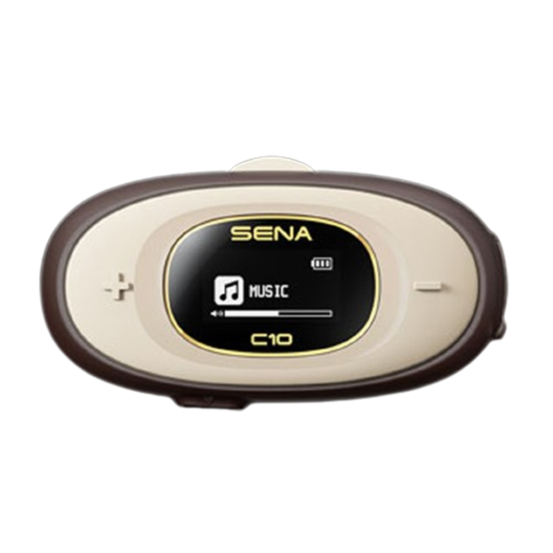 【台灣限定色】SENA C10 復古棕 十項全能的安全帽藍芽 機車藍牙耳機_0