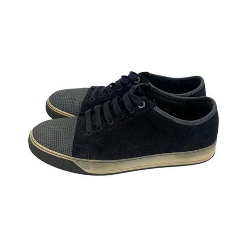 【汐止遠雄店】LANVIN/低筒運動休閒鞋/US7/DBB2VIC