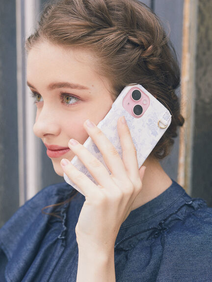 品牌LOGO印花iPhone 15手機殼(8A42FQJ0300) - Maison de FLEUR
