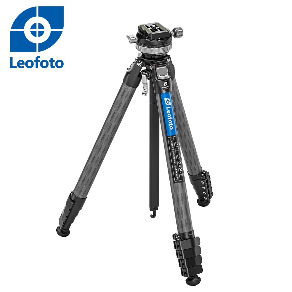 Leofoto徠圖 LY-265CF[黑]-旅遊輕量型碳纖維三腳架含中軸雲台_0