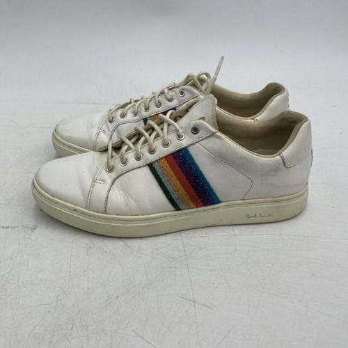 【南港店】Paul Smith/低筒運動休閒鞋/41/LAPIN WHITE MONO LUX