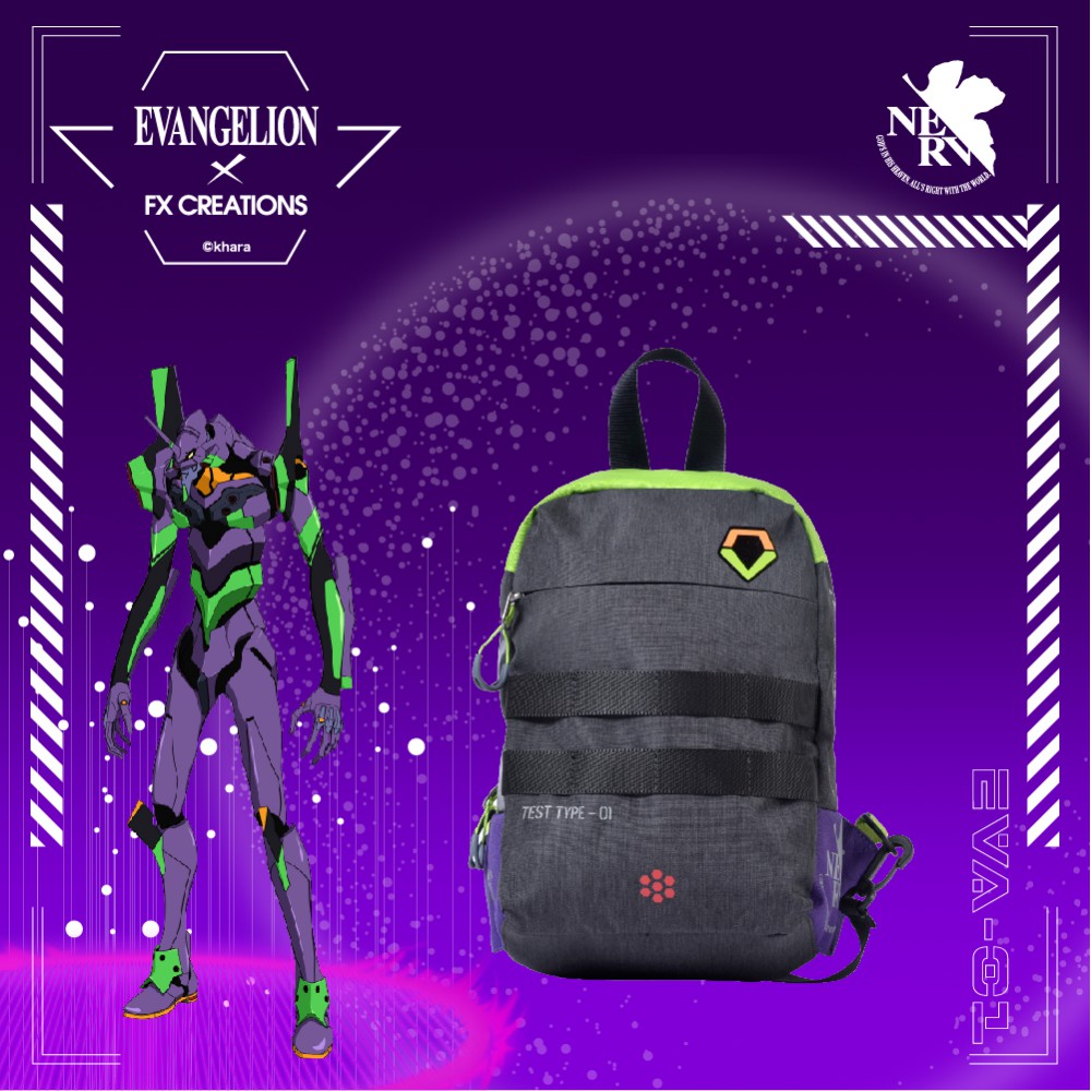 【EVA新世紀福音戰士】初號機 單肩包 EVA234005-23
