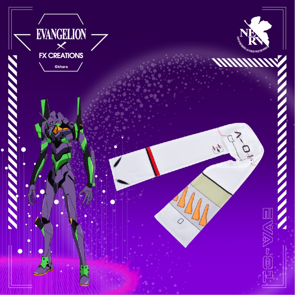 【EVA新世紀福音戰士】初號機 圍巾 FXG265-13