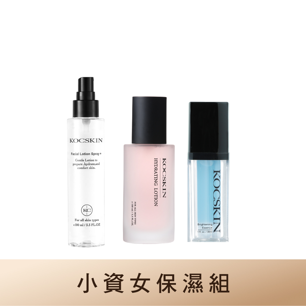小資女保濕組(亮白保濕化妝水100ml+3D全能亮白菁萃30ml+復活草保濕晶露100ml)_0