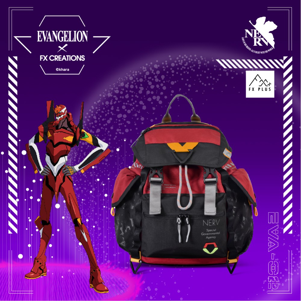 【EVA新世紀福音戰士】貳號機 11吋電腦後背包 EVA241010-89