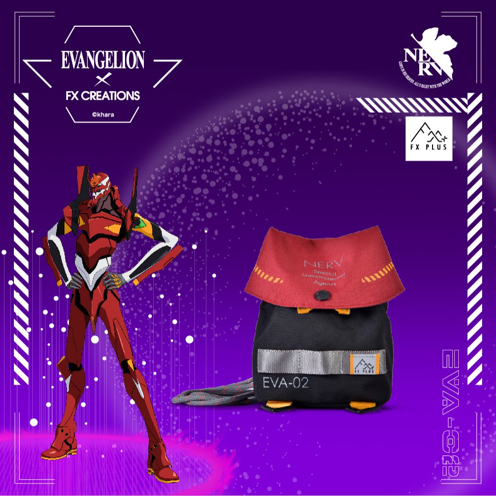【EVA新世紀福音戰士】貳號機 側背包 EVA241008-89