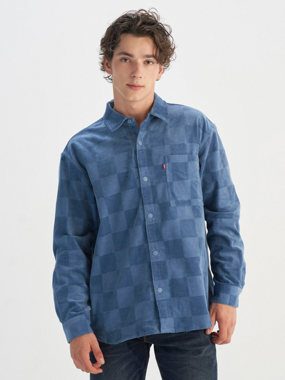 Levi’s® 男款  復古襯衫 棋盤格襯衫 熱賣單品