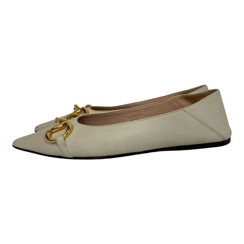 【台中廣三SOGO店】GUCCI/淺口皮鞋/37/621161