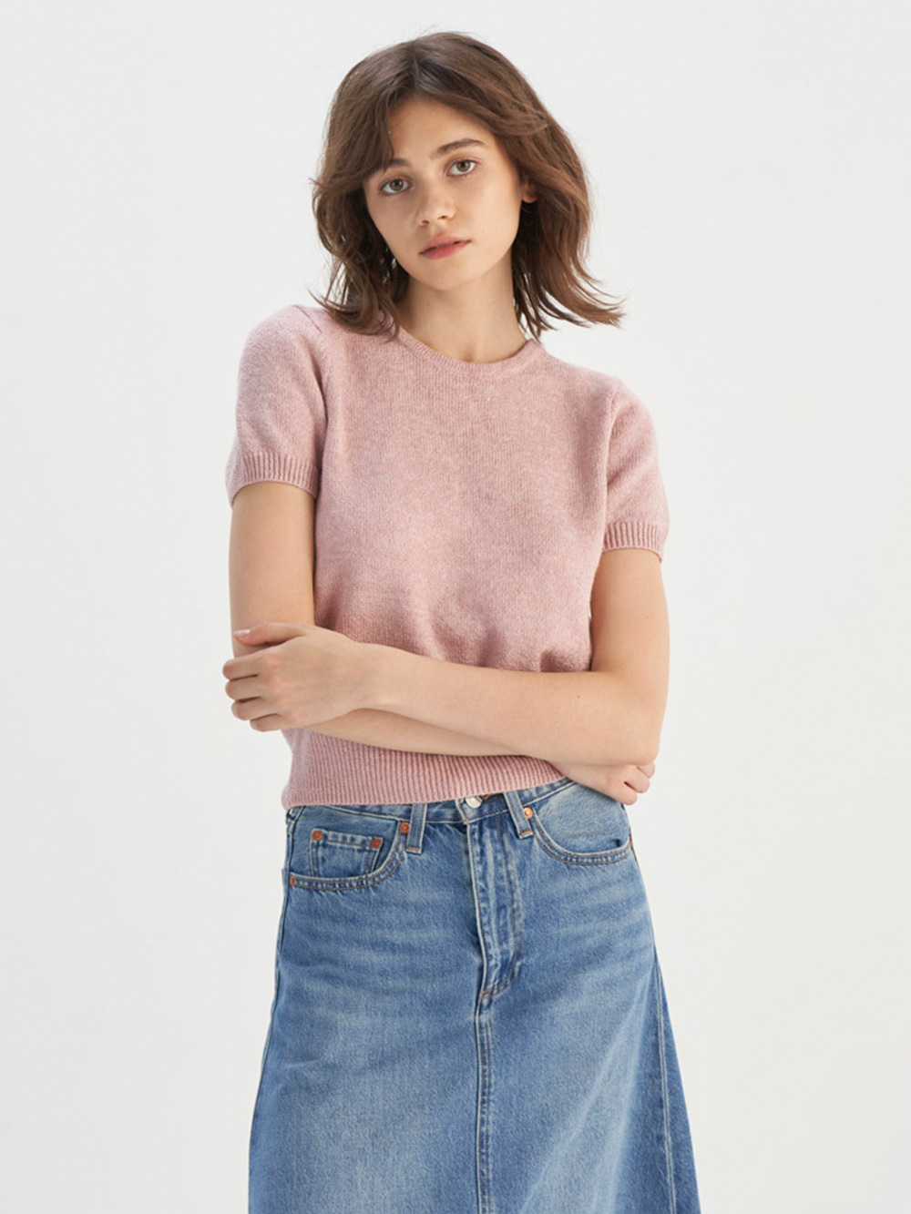 女款 短袖大學Tee / 舒適面料 熱賣單品
