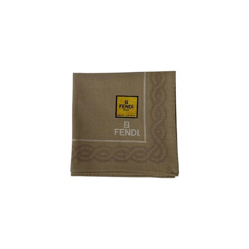 【環球屏東店】FENDI/絲巾//