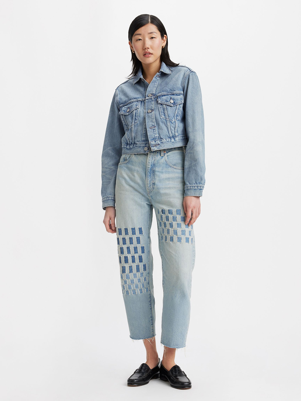 Levi’s® MADE IN JAPAN MIJ日本製 女款 Barrel復古高腰繭型牛仔長褲 熱賣單品