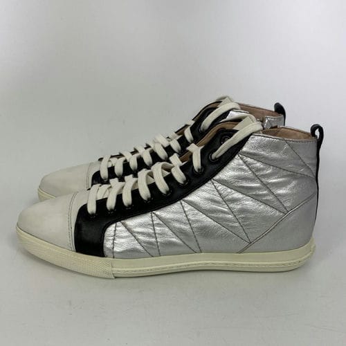 【高雄大立店】MIU MIU/高筒運動休閒鞋/36/5T9039