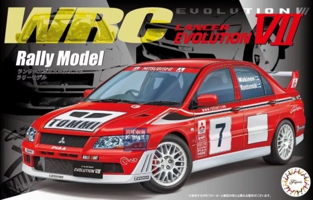 FUJIMI 1/24 Lancer Evolution VII WRC Rally Model 富士美 ID311 組裝模型 047669_0