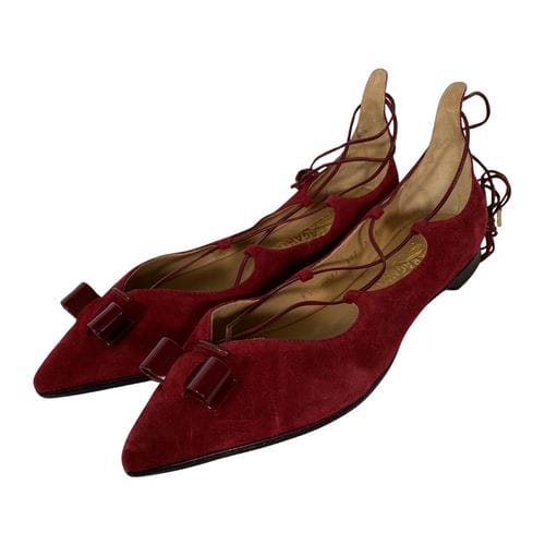 【南港店】Salvatore Ferragamo/淺口皮鞋/其他/NS30866