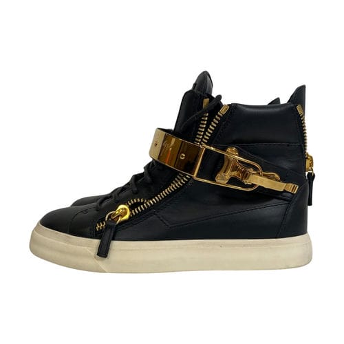 【台中廣三SOGO店】Giuseppe Zanotti/高筒運動休閒鞋/35/