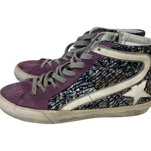 【環球屏東店】GOLDEN GOOSE/高筒運動休閒鞋/38/