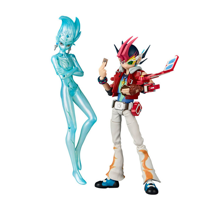KAIYODO 海洋堂 REVOLTECH 遊戲王ZEXAL 九十九遊馬&阿斯特拉爾 可動完成品_0
