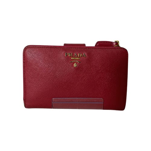 【高雄大立店】PRADA/對折錢包//