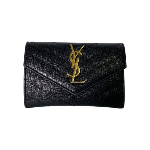 【高雄大立店】SAINT LAURENT/對折錢包//