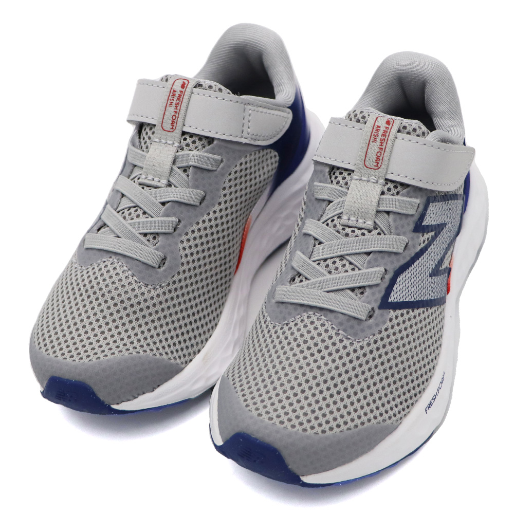 New Balance NB 魔鬼氈 運動鞋 中童 灰藍 S0761 (PAARIBF4)_1