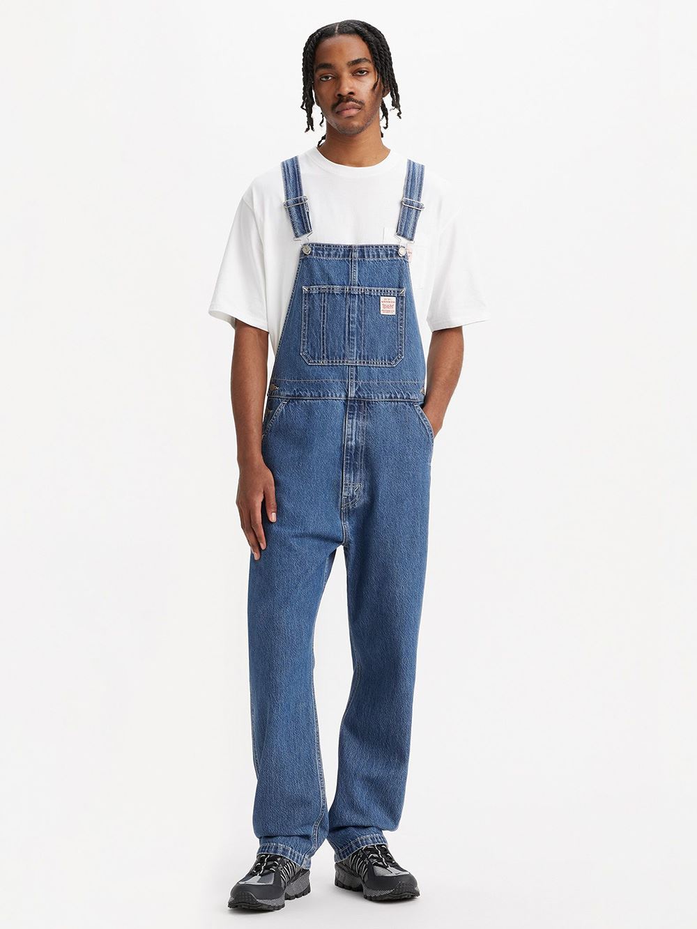 Workwear工裝系列 男款 OVERALL工裝吊帶丹寧牛仔褲 熱賣單品
