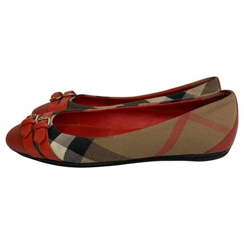 【苗栗尚順廣場店】BURBERRY LONDON/平底鞋//ITCALFAR14CHB