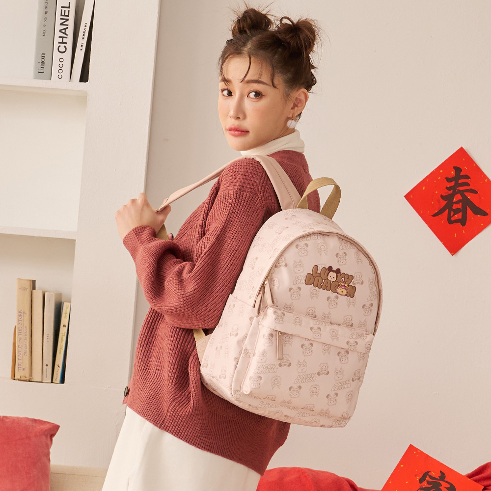 【DISNEY】Tsum Tsum-後背包-米 PTD23-F2-81BG