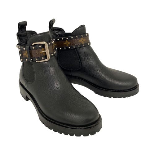 【忠孝復興店】LOUIS VUITTON/側邊鬆緊靴/35/TC 0158