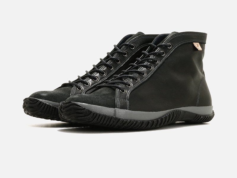 【SPINGLE】高級油蠟剪裁·中筒手工休閒鞋_SPM-450-Black/Gray-WOMEN