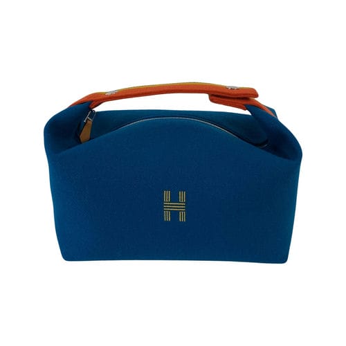 【高雄夢時代店】HERMES/手提包//羊絨便當袋
