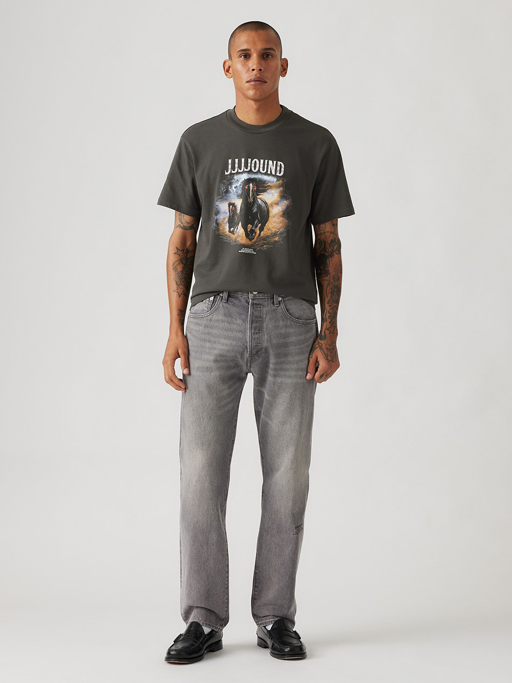 Levi’s® X JJJJound 501® 93’s男款中腰直筒牛仔褲 人氣新品