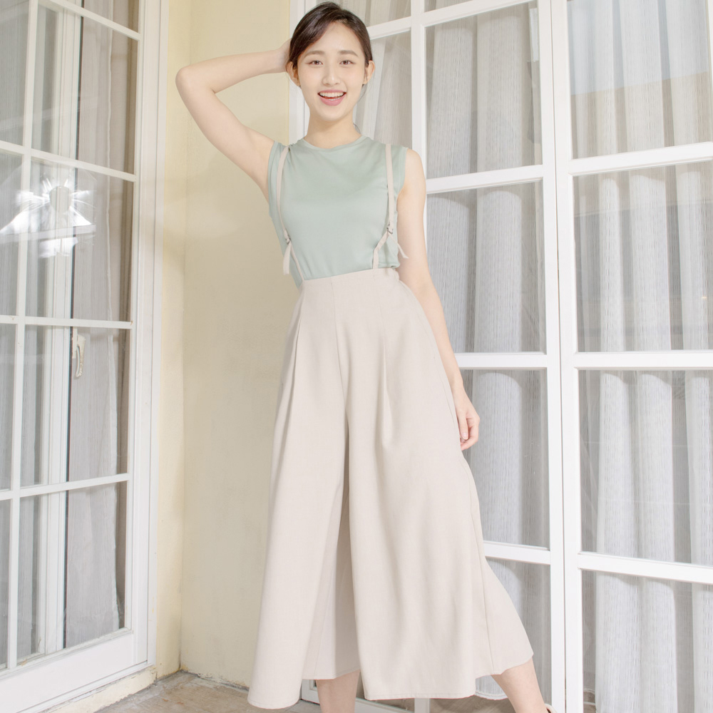 【上衣+短褲$2990】àl’aqua-無袖上衣-天使海灣(珍珠白)_8