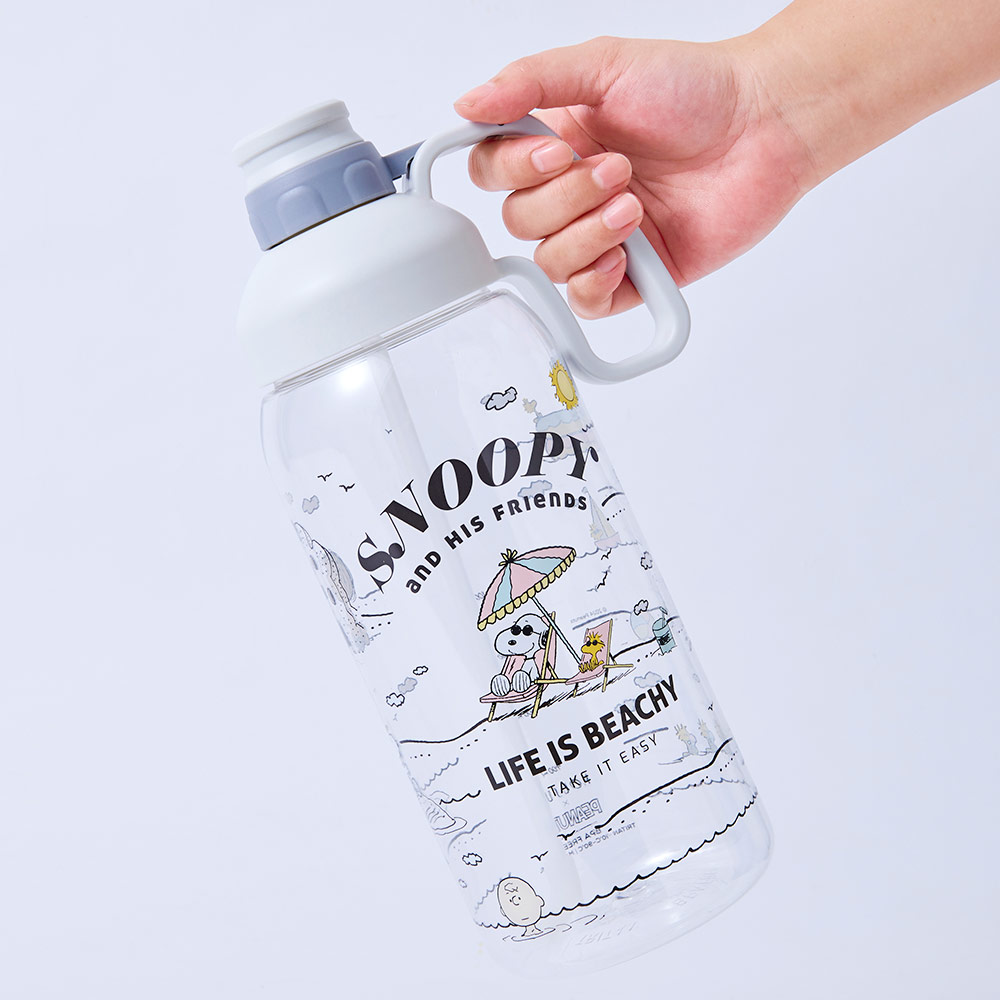 HOUSUXI】史努比-Tritan大容量水瓶1800ml【新品上市↘85折起】