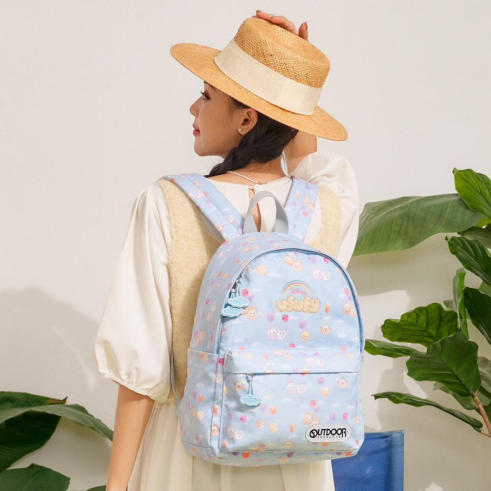 【OUTDOOR】迪士尼Disney-ufufy後背包-藍色 ODDY24A01BL