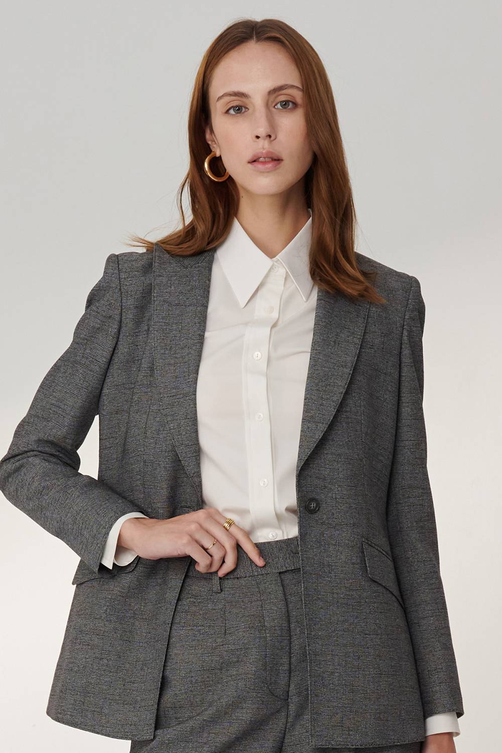 SST&C White Fitted Shirt | 01062408001_4