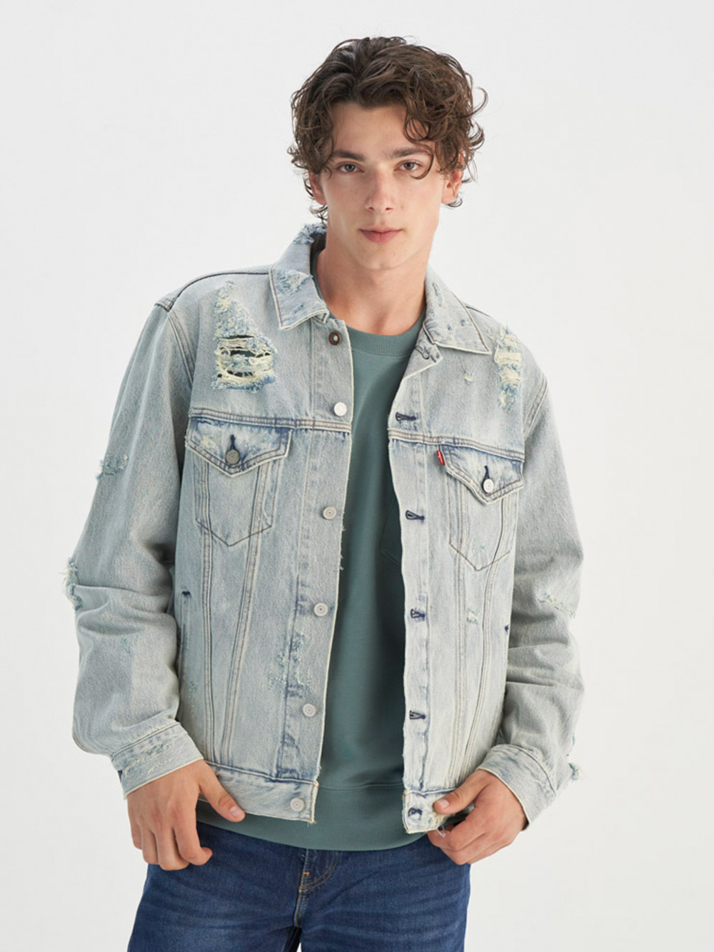 Levi’s® 男款 寬鬆 TYPE III 牛仔外套 丹寧外套  熱賣單品