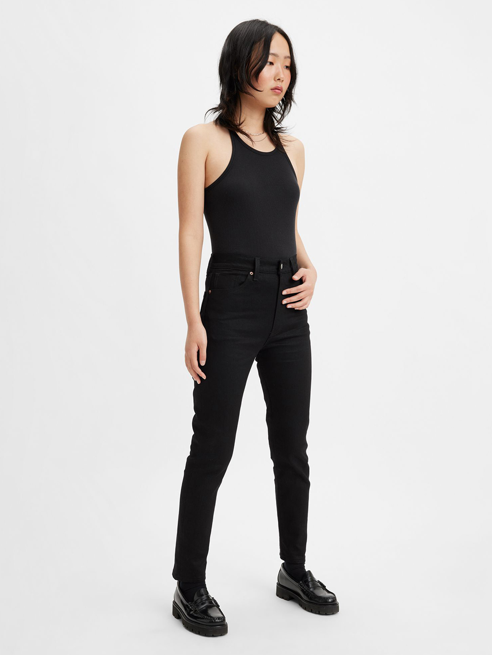 Levi’s® MOJ 日本製布料 女款高腰修身牛仔褲 人氣新品