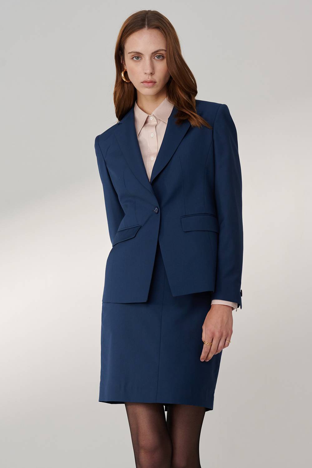SST&C Prussian Blue Skirt | 01042408003_2