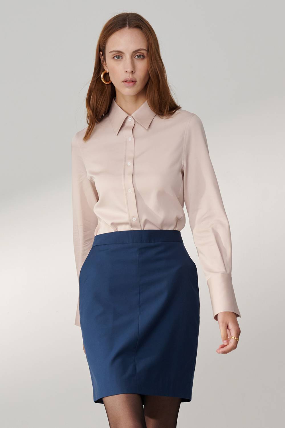 SST&C Prussian Blue Skirt | 01042408003_5