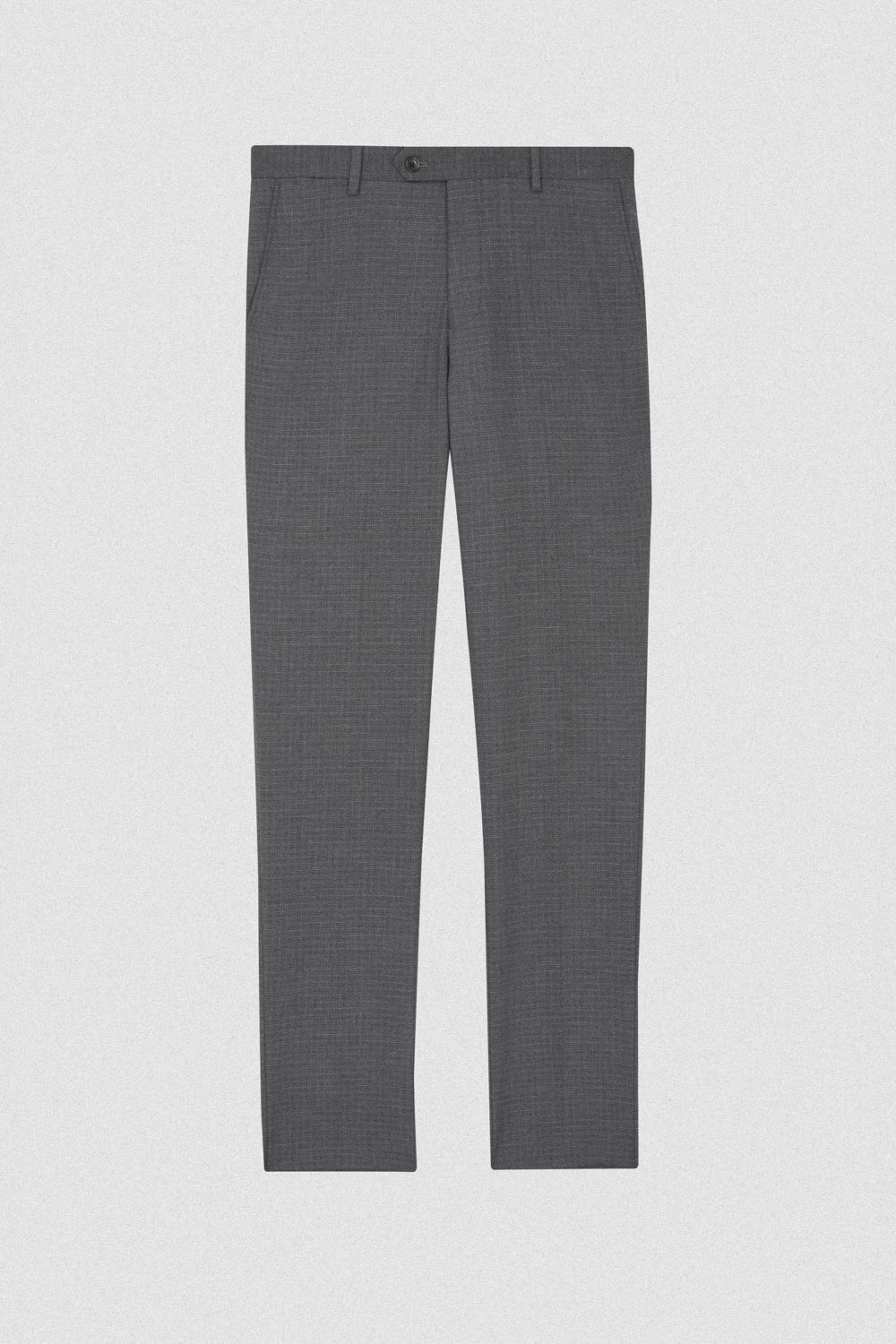 SST&C Classic Dark Gray Check Pattern Tailored Suit Trousers | 00022408004_7