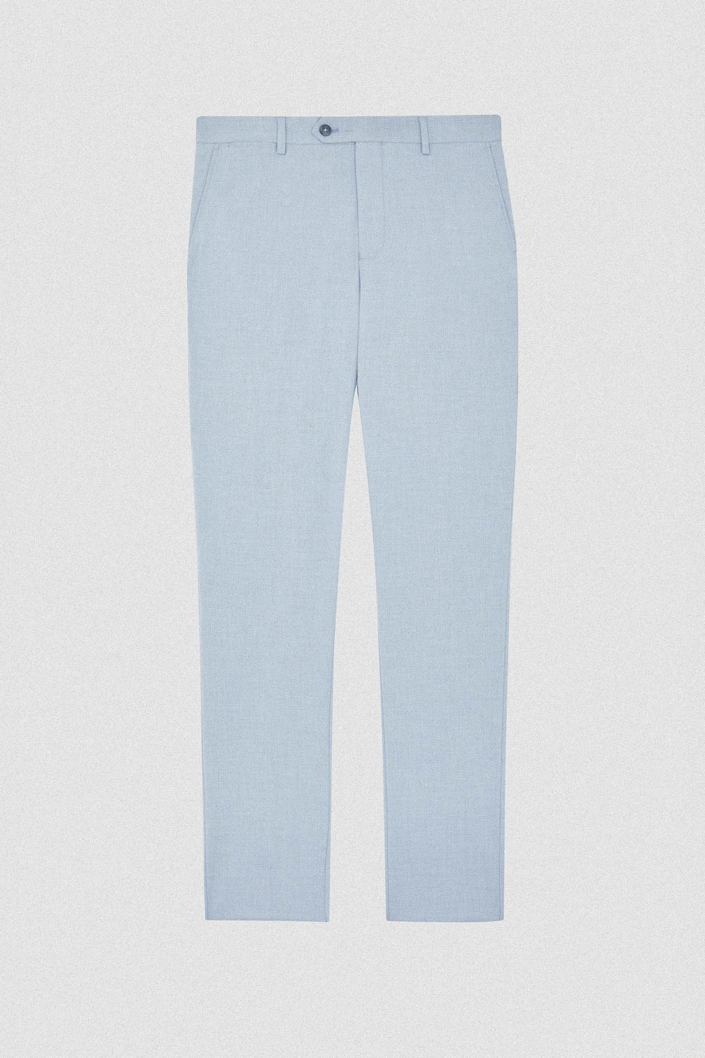 SST&C Classic Sky Blue Plain Tailored Suit Trousers | 00022408010_7
