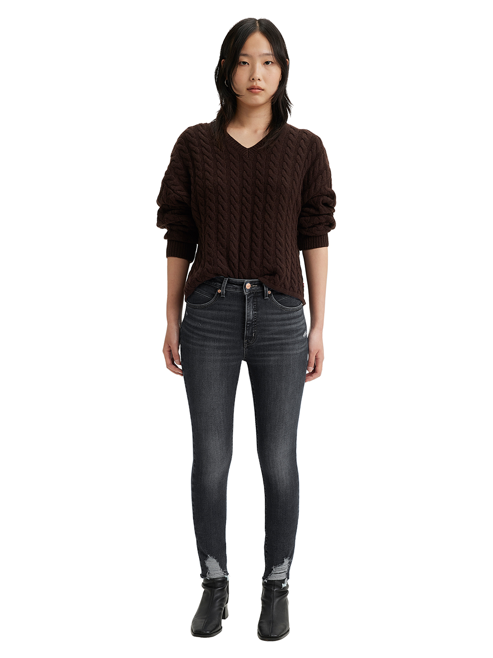 Levi’s® REVEL女款高腰緊身提臀牛仔褲 / 超彈力塑形布料 熱賣單品