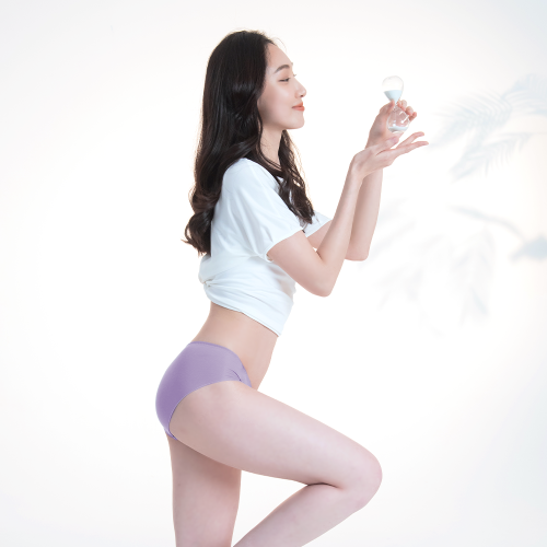 Pure5.5-低腰無痕三角褲-薰衣紫_1